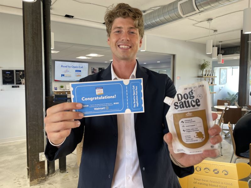 DogSauce founder at the Walmart Open Call